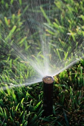 Lawn sprinkler service by GC Landscaping And Odd Jobs.